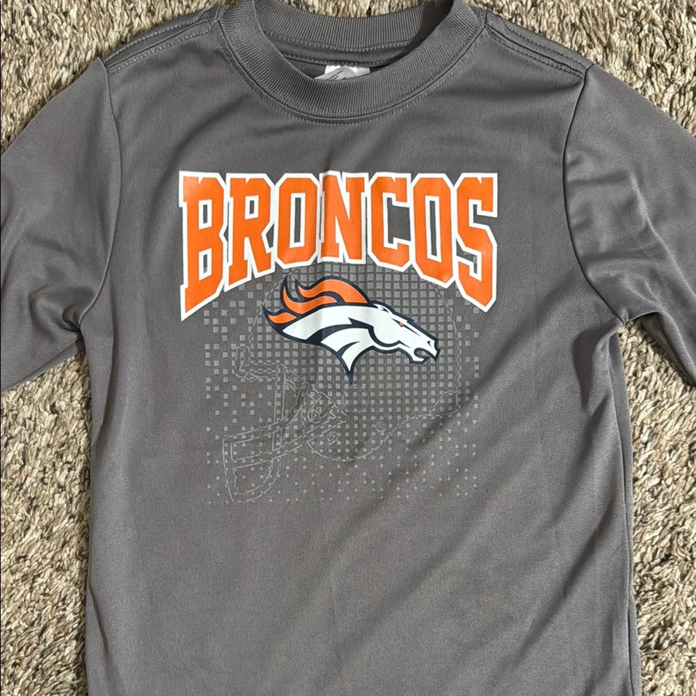 Broncos Kids Gray Shirt